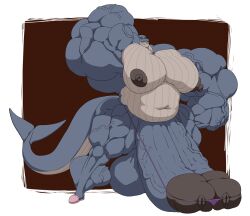 anthro balls bodybuilder diphallia diphallism furry hyper hyper_balls hyper_cock hyper_genitalia hyper_penis hyper_testicles male male_only multi_genitalia multi_penis muscles muscular muscular_arms muscular_male pecs penis purplephantom7 testicles whale