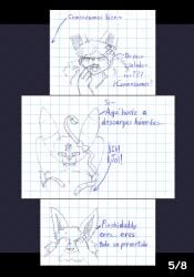 absurd_res age_difference animal_genitalia animal_penis anthro bodily_fluids canid canine canine_genitalia canine_penis comic cum cum_in_mouth cum_inside cum_on_face cumshot cunnilingus duo eeveelution ejaculation female generation_1_pokemon generation_2_pokemon generation_6_pokemon genital_fluids genitals hi_res jolteon licking male male/female mammal nathaly_brightspark nathylution nintendo on_top open_mouth oral oral_penetration pawpads paws penetration penis pokemon pokemon_(species) sex shiny_pokemon simple_background size_difference smile spanish_text sylveon tail text tongue traditional_media_(artwork) translated umbreon vaginal_penetration yukine_shiny