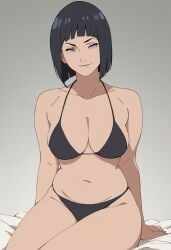 ai_eyes ai_generated bikini_top boruto:_naruto_next_generations hyuuga_hinata milf mommy naruto naruto_(series) naruto_shippuden sexy smirk