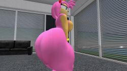 3d amy_rose animated ass_expansion big_breasts expansion female huge_breasts mp4 naked naked_female nude nude_female presenting_ass sonic_(series) sound tagme video zer0264