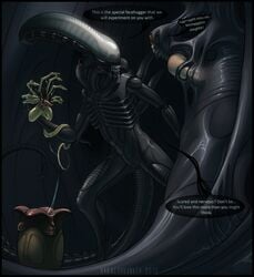 2013 2boys alien alien_(franchise) drool gay hive human humansub male male/male malesub rape restrained slime submissive_male text viral_divinity xenolugia150 xenomorph yaoi