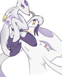 _ breasts fanart female mienshao nude pokemon pokemon_(species) pose solo