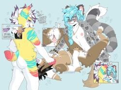 absurd_res alternative_fashion anthro big_clitoris bodily_fluids breasts canid canine clitoris close-up cum cum_in_mouth cum_in_vagina cum_inside deep_throat dialogue drooling emo felid feline fellatio female femboy fennec_fox fern_(rroostersauce) fox genital_fluids genital_piercing genitals group hi_res kennie_(rroostersauce) kissing lupe_(rroostersauce) lynx makeup male male/female mammal nipple_piercing nipples oral oral_penetration orgasm pantherine penetration penile penile_penetration penis penis_in_vagina piercing rroostersauce running_makeup saliva saliva_string scar self-harm_scars sex slightly_chubby small_breasts small_penis snow_leopard spitroast trans_(lore) trio true_fox vaginal_penetration vaginal_penetration
