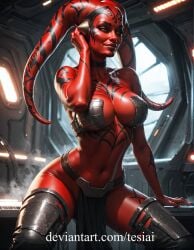 1girls ai_generated alien alien_girl ass big_ass big_breasts breasts darth_talon female_only solo solo_female star_wars tagme tesiai thick_thighs twi'lek