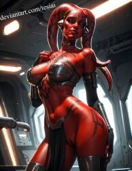 1girls ai_generated alien alien_girl ass big_ass big_breasts breasts darth_talon female_only pussy solo solo_female star_wars tagme tesiai thick_thighs twi'lek vagina