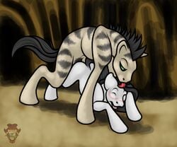 creature71 equine fangsofwhite female feral horse male my_little_pony sex straight