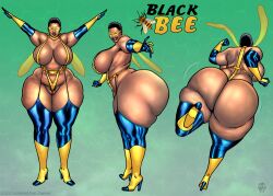 ass big_ass black_bee breasts female superhero superheroine_comixxx superheroinecomixxx