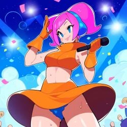 1girls ai_generated pink_hair sega space_channel_5 ulala