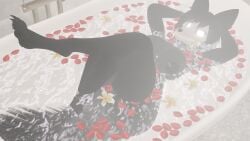 bath bathing big_breasts female mistressexcess monster monster_girl scp-1471-a solo_focus vr_media vrchat vrchat_avatar