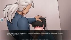1boy 1futa 2d animated animation big_breasts blowjob dark-skinned_futa dark-skinned_futanari dark_skin deepthroat english_text futa_on_male futadom futadomworld futanari game_cg gilf huge_breasts tagme tomboy video video_game_character video_games wallis_(futadomworld) xxxx52