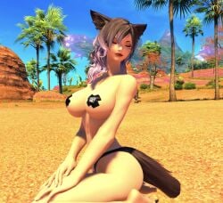 final_fantasy_xiv gpose(ffxiv) miqo'te slut