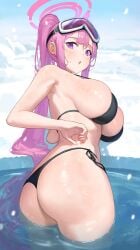 1girls big_breasts blue_archive breasts eimi_(blue_archive) eimi_(swimsuit)_(blue_archive) female female_focus female_only hi_res highres huge_breasts large_breasts light-skinned_female light_skin nhaliz solo solo_female solo_focus