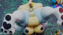 16:9 2boys 3d 3d_model 3d_render anilingus anthro bandit_heeler bara bara_tiddies bara_tits belly big_balls_small_penis big_pecs bluey_(series) bluey_(show) canid canine codan codans dilf fat_belly furry gay gay_sex humanoid kemono large_pectorals male male/male male_breasts male_only manboobs mature_male moobs muscular muscular_male paws rimming rimming_male sex size_difference small_penis