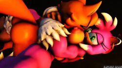 amy_rose anthro anthro_penetrated big_ass big_breasts captain_spade cum_in_pussy cum_inside doggy_style femdom furry larger_female missionary sonic_(series) sonic_the_hedgehog_(series) tagme vaginal_penetration video werehog