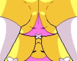 big_breasts big_thighs cameltoe empress_of_light happy huge_breasts pasties pink_hair pink_panties pixel_art pov smug stockings terraria zxtomatofan