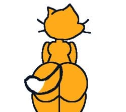 ass cat_ears cat_tail dat_ass dat_butt male male_only non-human non-human_only pixel_art scratch_(application) scratch_cat toony