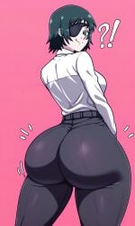 ai_generated black_hair chainsaw_man himeno_(chainsaw_man) pixelsin tagme thick_ass