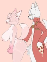 accessory animal_humanoid anthro anthro_only ass balls big_breasts big_butt big_penis black_nose breasts canid canid_humanoid canine canine_humanoid capcom cherry_blossom clothed clothed_male clothing colored dante_(devil_may_cry) dante_(dmc) devil_may_cry duo duo_focus facial_piercing female flower flower_in_hair fluffy fluffy_hair food fox fox_humanoid fur genitals group hair hair_accessory hi_res humanoid kemono male male/female mammal mammal_humanoid nipples nose_piercing nude nude_female penetration penis piercing pink_body pink_hair pizza plant prunus_(flower) rasetaa selfship sex shantohru shanty short_hair simple_background spanish_text tail text thick_thighs tongue tongue_out vaginal_penetration white_body white_fur white_hair