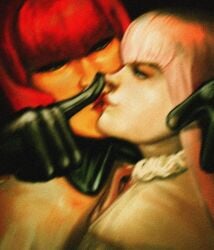 2d athletic athletic_female capcom female female_focus female_only jaguarart lesbian_sex manon_legrand marisa_rossetti pink_hair red_hair street_fighter street_fighter_6 tagme yuri