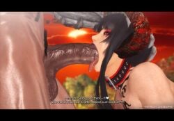 bandai_namco chobixpho demon devil_jin eliza_(tekken) female female_focus jin_kazama kazama_jin male sucking sucking_penis tekken tekken_7 tekken_8 vampire vampire_girl