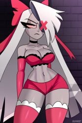 ai_generated female hazbin_hotel maplecat vaggie_(hazbin_hotel)