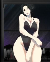 big_breasts earrings lingerie lookism manhwa milf necklace reporter_kim self_upload wide_hips yeonwoo_kim