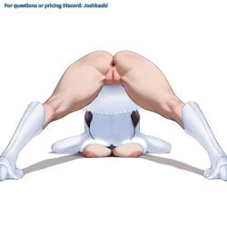 anus big_ass big_breasts butt_crack butt_hole jack-o_pose joshkashi nipples nude plump_labia pussy ripped_clothing rwby solo thick_thighs vulnerable weiss_schnee