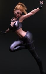 1girls 3d darklord fantasy female light-skinned_female posing private_vanessa_winters red_hair rogue