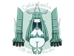 1girls 2017 alien alternate_species anthro areolae belly big_breasts blush breasts celesteela clitoris disembodied_arms english_text feet female female_only green_background green_hair hair hair_over_eyes huge_breasts latiar long_hair long_neck navel nintendo nipples non-mammal_breasts nude pokémon_(species) pokemon pokemon_sm pokemorph pussy simple_background smile solo standing text thick_thighs thigh_gap video_games white_background white_border white_skin wide_hips