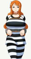 bondage female female_only nami nami_(one_piece) one_piece prisoner rebake rebake-1453 tagme