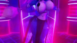 1girls 3d animated animated_gif anthro bouncing_breasts dancer dancer_outfit dancing fox furry krystal_(star_fox) sensual severalbaps sexy_pose smile star_fox stripper stripper_pole tagme