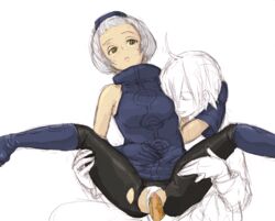 aurastack blush boots elizabeth_(persona) female gloves kitaro megami_tensei minato_arisato panties panties_aside pantyhose persona persona_3 sex tights torn_clothes torn_pantyhose uncensored vaginal_penetration white_panties