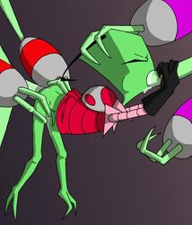 alien almighty_tallest gay invader_zim male male_only smooth_skin spitroast tallest_purple tallest_red threesome zim