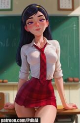 violet parr from disney by pdbai