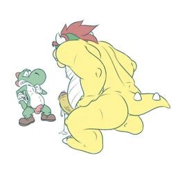 ass biceps big_muscles big_penis bowser bulge chubby cum dinosaur erection furry furry_only imminent_rape koopa male male_only mario_(series) muscles nintendo no_humans nude penis scalie tenderule34 underwear vein yaoi yoshi