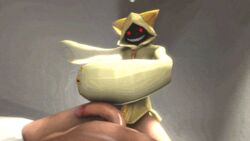 3d animated anthro blazblue erection faceless_male feline grin hood human looking_at_viewer moneyshot nude penis penis_slap red_eyes slapping_penis smile source_filmmaker tagme taokaka what