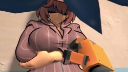 3d animated big_ass big_breasts breast_smother breasts flashing flashing_breasts groping_breasts guided_breast_grab huge_breasts jane_(silentsins) pov shorter_than_30_seconds silentsins tagme video