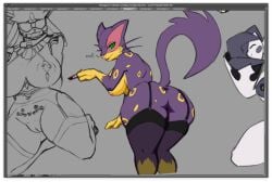 liepard from pokemon by artz