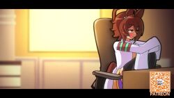 1boy 1girls acefish after_sex agnes_tachyon_(umamusume) animated anthro ass balatro big_ass big_breasts blush breasts brown-haired_female brown_hair child_bearing_hips cowgirl_position creampie cum cum_in_pussy cum_inside cum_on_breasts cum_on_face curvy curvy_female dialogue english_dialogue english_voice_acting erection facial female horse_ears horse_girl horse_tail huge_ass huge_breasts internal_view interspecies labcoat leogreystoneva light-skinned_female light-skinned_male light_skin longer_than_10_seconds longer_than_2_minutes longer_than_30_seconds longer_than_one_minute male male_moaning male_voice_actor manhattan_cafe_(umamusume) nipples nude open_clothes opennsfwsp paizuri penetration penis pussy qr_code rubyredva sex shorter_than_3_minutes sound tagme thick_thighs thighhighs trainer_(umamusume) umamusume umamusume_pretty_derby vaginal_penetration vaginal_sex video voice_acted voluptuous voluptuous_female wide_hips yhsifeca
