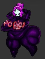 arms_behind_head clothed disumisu2 female guest_(roblox) hips_wider_than_shoulders pink_hair roblox roblox_avatar robloxian tagme