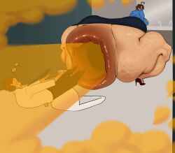 fart fart_cloud fart_fetish fartting guyguyson hyper hyper_anus hyper_ass hyper_fart hyper_thighs size_difference squatting stuck stuck_in_ass tagme toilet