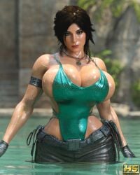 lara croft from tomb raider by hagiwara studio