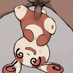 1boy 1girls @_@ animal_ears dark-skinned_male dark_skin erection feet female full_body furry grey_background human interspecies male male_human/female_pokemon monster nintendo open_mouth panda penetration penis pokémon_(species) pokemon pokemon_(species) pokemon_rse pubic_hair pussy pussy_juice red_fur sex simple_background size_difference smile solo_focus spinda spiral_eyes spread_legs straight sweat tail upside-down vaginal_penetration white_fur youjomodoki