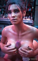 panam palmer from cd projekt red by twiggy3d