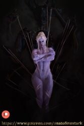 anato_finnstark artistic_nude baldur's_gate baldur's_gate_3 bare_arms bare_midriff bare_shoulders bare_thighs bondage curvaceous curvaceous_female curvaceous_figure curves curvy curvy_body curvy_female curvy_figure curvy_hips drow dungeons_and_dragons eye_contact female female_focus female_only forgotten_realms fully_naked fully_nude hips hips_wider_than_shoulders hourglass_figure larian_studios legs looking_at_viewer minthara naked naked_female no_visible_genitalia nonsexual nonsexual_nudity nude nude_female nudity purple_skin solo solo_female solo_focus tasteful tasteful_nudity white_hair wide_hips