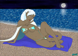 beach bikini bikini_bottom bikini_top delilah_(gargoyles) disney fab3716 female gargoyles