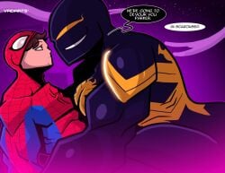 1boy 1boy1girl 1girls all-new_venom ass big_ass big_breasts big_thighs breasts curvaceous curvy curvy_figure female hips hourglass_figure huge_ass huge_breasts huge_thighs large_ass large_breasts large_thighs legs light-skinned_female light_skin male male/female marvel marvel_comics mary_jane_watson mature mature_female peter_parker red_hair slim_waist spider-man spider-man_(series) straight symbiote symbiote_suit thick thick_hips thick_legs thick_thighs thighs vadarts voluptuous waist wide_hips wide_thighs