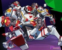 anal anal_fingering anal_orgasm anal_sex ass ass_focus blue_eyes bodily_fluids butt_focus colored digital_drawing_(artwork) digital_media_(artwork) erection feet finger gay gay_sex genital_fluids genitals group hi-fi_rush hi_res impossible_fit lying machine male male/male male_only male_penetrating male_penetrating_male mecha microsoft non-human non-human_only open_mouth orgasm penetration penile penis red_body robot seonmi sex simple_background tango_gameworks thick_penis trio yaoi