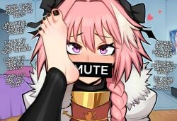 1boy1girl 1femboy1girl 2025 2d absurdres ai_assisted ai_generated artist_self-insert astolfo_(fate) bed bedroom black_clothing black_nail_polish black_nails blush blushing_at_viewer blushing_male bow caption clothed demon demon_girl demoness duo english_text eyebrows eyebrows_visible_through_hair feet female femboy femboy_focus femdom feminine feminine_male findom foot_fetish foot_focus front_view fully_clothed hair_between_eyes hair_intakes hairbow heart_symbol hi_res highres human light-skinned_male light_skin looking_at_viewer looking_pleasured male male/female male_focus malesub nail_polish otoko_no_ko pale_skin pink_eyes pink_hair pink_skirt pov purple_eyes self_upload sex straight streaked_hair succubus text toenail_polish toenails toes trap villainousvicky villainousvicky_(artist) watermark white_hair