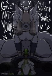 2026 5_fingers anthro anthro_on_anthro anthro_on_bottom anthro_on_top anthro_penetrated anthro_penetrating anthro_penetrating_anthro antlers areola balls beast_(bloodborne) biped bloodborne bodily_fluids bottomless bottomless_anthro bottomless_male breasts claws closed_eyes clothed clothed_anthro clothed_male clothing crouching dialogue digital_drawing_(artwork) digital_media_(artwork) duo elin_(psychorodent) english_text erection female female_on_top female_penetrated finger_claws fingers fromsoftware fur genitals green_knot green_penis hair heart_symbol hi_res horn impregnation_request knot male male/female male_on_bottom male_penetrating male_penetrating_female navel nipples nude nude_anthro nude_female on_bottom on_top open_clothing open_mouth open_topwear partially_clothed partially_clothed_anthro partially_clothed_male penetration penile penile_penetration penis penis_in_vagina saliva saliva_string sex snatyr sony_corporation sony_interactive_entertainment spiritelin tail teeth text tongue topwear topwear_only vaginal_penetration vicar_amelia vulva white_body white_fur white_hair white_tail